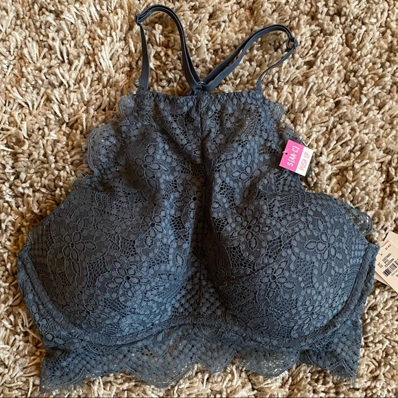 PINK Victoria's Secret Other - NWT Victoria’s Secret Pink Grey Lace Bralette